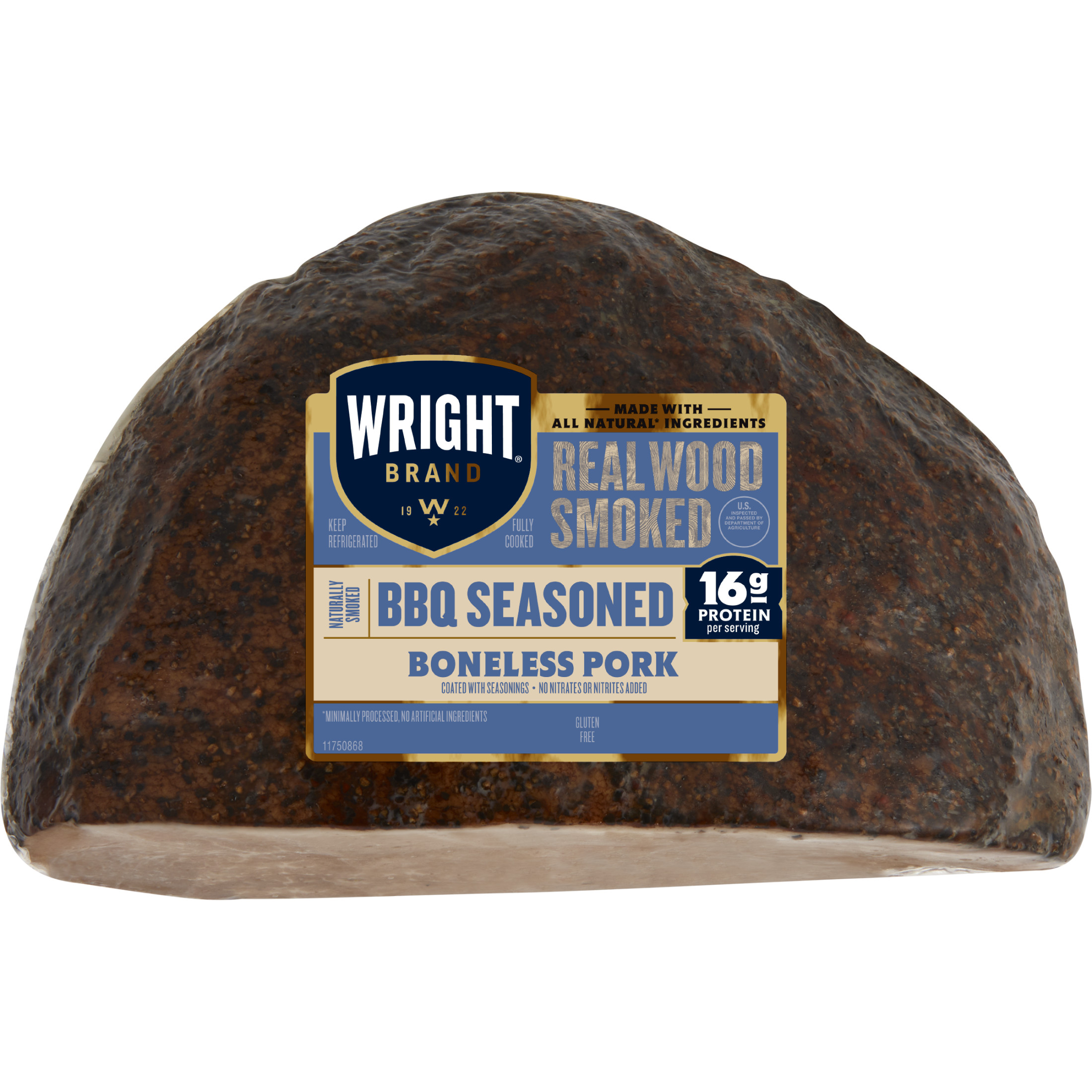 Naturally Smoked BBQ Seasoned Boneless Pork