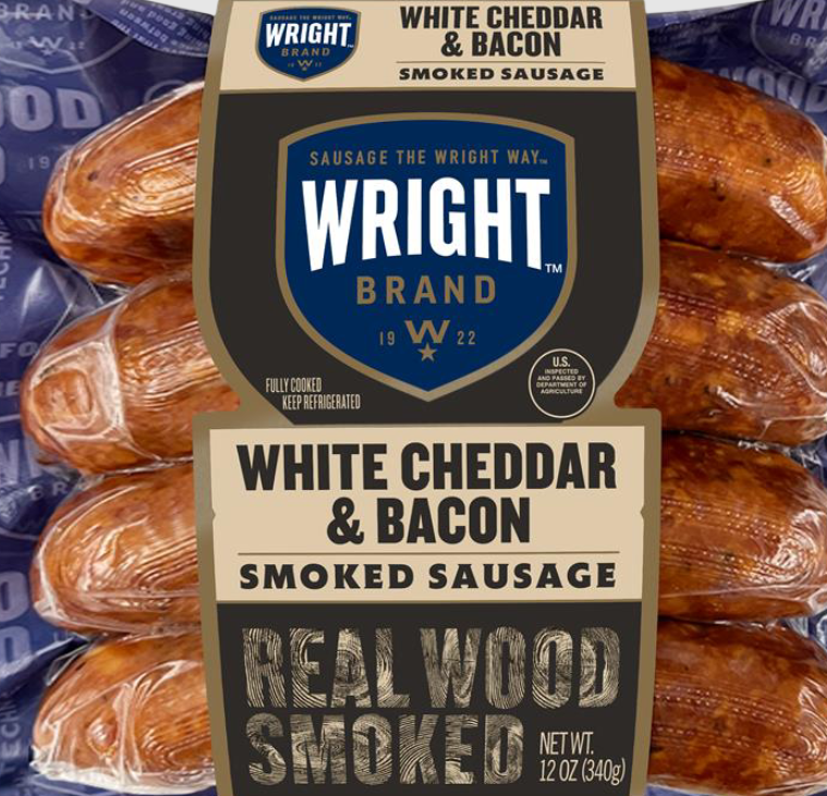 Wright Brand White Cheddar & Bacon Smoked Sausage