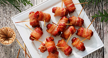 Bacon Wrapped Lit’l Smokies® Sausages